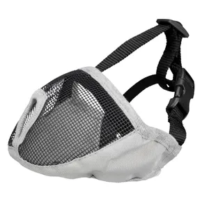 Maulkorb für Kurznasenrassen, Polyester S, 23 cm, grau